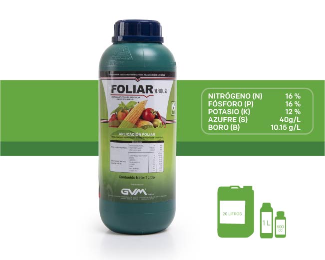 FERTILIZANTE FOLIAR VERDOL